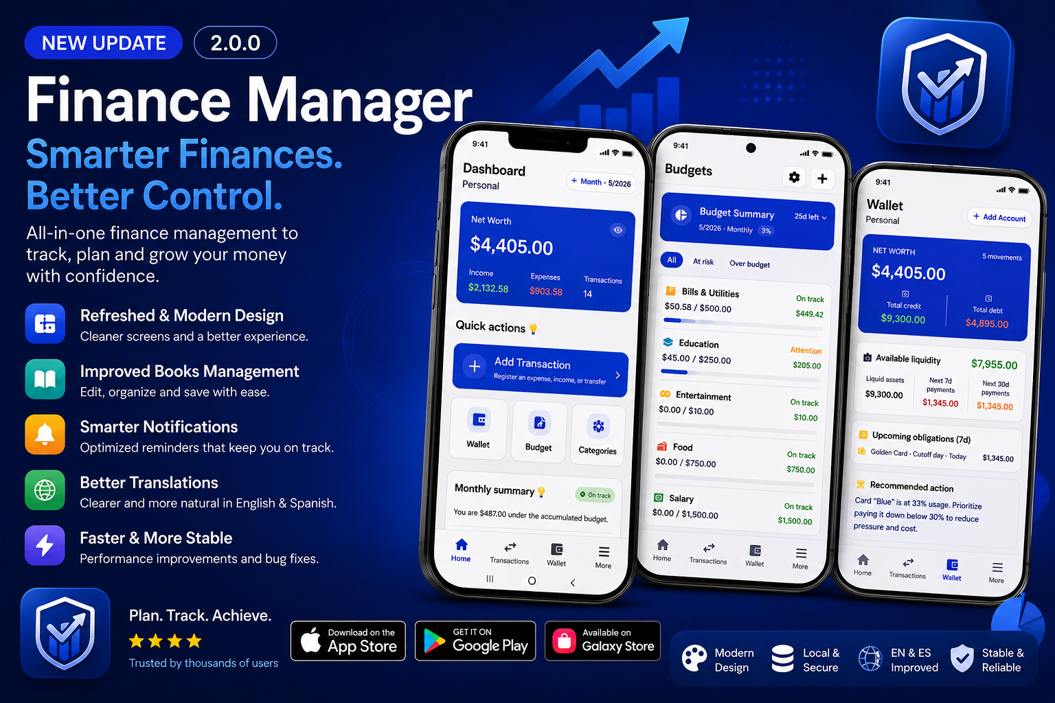 My Money Hub: personal finance control