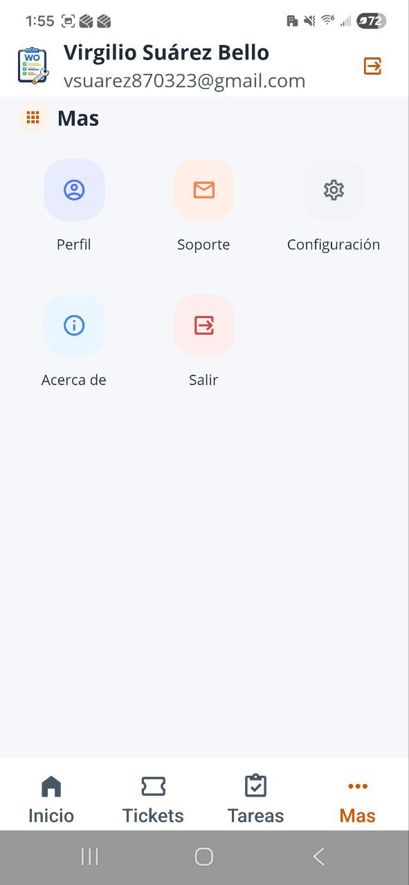 Menu de configuracion